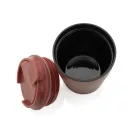Cana de voiaj, XD, 2610E18510, 220 ml, 12xØ8 cm, Polipropilena, Otel inoxidabil, Rosu