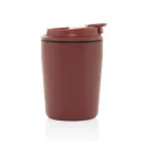 Cana de voiaj, XD, 2610E18510, 220 ml, 12xØ8 cm, Polipropilena, Otel inoxidabil, Rosu