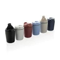   Cana de voiaj, XD, 2610E18510, 220 ml, 12xØ8 cm, Polipropilena, Otel inoxidabil, Rosu