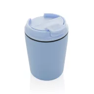   Cana de voiaj, XD, 2610E18508, 220 ml, 12xØ8 cm, Polipropilena, Otel inoxidabil, Albastru Light