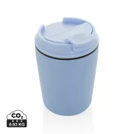   Cana de voiaj, XD, 2610E18508, 220 ml, 12xØ8 cm, Polipropilena, Otel inoxidabil, Albastru Light