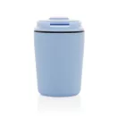 Cana de voiaj, XD, 2610E18508, 220 ml, 12xØ8 cm, Polipropilena, Otel inoxidabil, Albastru Light