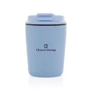 Cana de voiaj, XD, 2610E18508, 220 ml, 12xØ8 cm, Polipropilena, Otel inoxidabil, Albastru Light