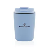   Cana de voiaj, XD, 2610E18508, 220 ml, 12xØ8 cm, Polipropilena, Otel inoxidabil, Albastru Light