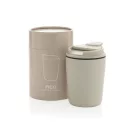 Cana de voiaj, XD, 2610E18506, 220 ml, 12xØ8 cm, Polipropilena, Otel inoxidabil, Bej