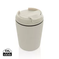   Cana de voiaj, XD, 2610E18506, 220 ml, 12xØ8 cm, Polipropilena, Otel inoxidabil, Bej