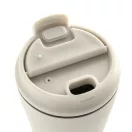 Cana de voiaj, XD, 2610E18506, 220 ml, 12xØ8 cm, Polipropilena, Otel inoxidabil, Bej