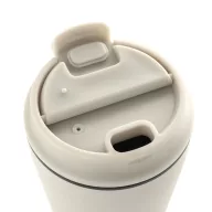   Cana de voiaj, XD, 2610E18506, 220 ml, 12xØ8 cm, Polipropilena, Otel inoxidabil, Bej