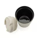 Cana de voiaj, XD, 2610E18506, 220 ml, 12xØ8 cm, Polipropilena, Otel inoxidabil, Bej