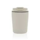 Cana de voiaj, XD, 2610E18506, 220 ml, 12xØ8 cm, Polipropilena, Otel inoxidabil, Bej