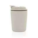 Cana de voiaj, XD, 2610E18506, 220 ml, 12xØ8 cm, Polipropilena, Otel inoxidabil, Bej