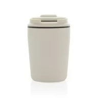   Cana de voiaj, XD, 2610E18506, 220 ml, 12xØ8 cm, Polipropilena, Otel inoxidabil, Bej