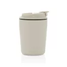 Cana de voiaj, XD, 2610E18506, 220 ml, 12xØ8 cm, Polipropilena, Otel inoxidabil, Bej