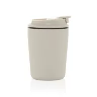   Cana de voiaj, XD, 2610E18506, 220 ml, 12xØ8 cm, Polipropilena, Otel inoxidabil, Bej