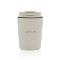   Cana de voiaj, XD, 2610E18506, 220 ml, 12xØ8 cm, Polipropilena, Otel inoxidabil, Bej