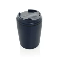   Cana de voiaj, XD, 2610E18509, 220 ml, 12xØ8 cm, Polipropilena, Otel inoxidabil, Albastru Navy