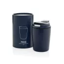 Cana de voiaj, XD, 2610E18509, 220 ml, 12xØ8 cm, Polipropilena, Otel inoxidabil, Albastru Navy