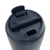   Cana de voiaj, XD, 2610E18509, 220 ml, 12xØ8 cm, Polipropilena, Otel inoxidabil, Albastru Navy