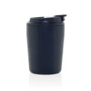 Cana de voiaj, XD, 2610E18509, 220 ml, 12xØ8 cm, Polipropilena, Otel inoxidabil, Albastru Navy
