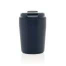 Cana de voiaj, XD, 2610E18509, 220 ml, 12xØ8 cm, Polipropilena, Otel inoxidabil, Albastru Navy