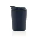 Cana de voiaj, XD, 2610E18509, 220 ml, 12xØ8 cm, Polipropilena, Otel inoxidabil, Albastru Navy