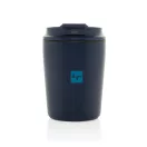 Cana de voiaj, XD, 2610E18509, 220 ml, 12xØ8 cm, Polipropilena, Otel inoxidabil, Albastru Navy