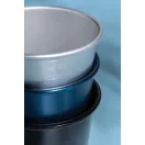 Pahar 450 ml, 2401E16104, Everestus, 13xØ8.7 cm, Aluminiu, Albastru navy