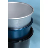   Pahar 450 ml, 2401E16104, Everestus, 13xØ8.7 cm, Aluminiu, Albastru navy