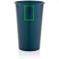   Pahar 450 ml, 2401E16104, Everestus, 13xØ8.7 cm, Aluminiu, Albastru navy