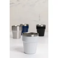 Pahar 300 ml, 2401E16171, Everestus, 9.7xØ8.3 cm, Otel, Alb