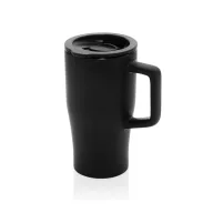   Cana de voiaj, 490 ml, 2509E17032, Everestus, 16.4xØ 6.8 cm, Ceramica, Polipropilena, Negru
