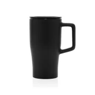   Cana de voiaj, 490 ml, 2509E17032, Everestus, 16.4xØ 6.8 cm, Ceramica, Polipropilena, Negru
