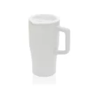 Cana de voiaj, 490 ml, 2509E17036, Everestus, 16.4xØ 6.8 cm, Ceramica, Polipropilena, Alb