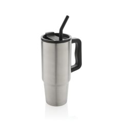   Cana de voiaj 900 ml, 2410E23775, Everestus, 14.7 x 23.5 x ø 9.7 cm, Otel, Argintiu