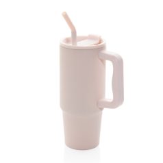   Cana de voiaj 900 ml, 2410E23774, Everestus, 14.7 x 23.5 x ø 9.7 cm, Otel, Roz
