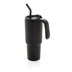   Cana de voiaj, 900 ml, 2502E15484, Everestus, 14.6 x 24.3 x ⌀7 cm, Otel, Negru