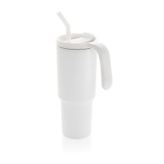   Cana de voiaj, 900 ml, 2502E15486, Everestus, 14.6 x 24.3 x ⌀7 cm, Otel, Alb