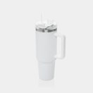 Sticla de apa sport, 1200 ml, 2502E15380, Everestus, 27.7 x ⌀7 cm, Otel, Alb