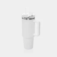   Sticla de apa sport, 1200 ml, 2502E15380, Everestus, 27.7 x ⌀7 cm, Otel, Alb