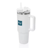   Sticla de apa sport, 1200 ml, 2502E15380, Everestus, 27.7 x ⌀7 cm, Otel, Alb