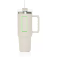   Sticla de apa sport, 1200 ml, 2502E15378, Everestus, 27.7 x ⌀7 cm, Otel, Gri
