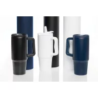   Cana termos, 900 ml, 2509E17044, Everestus, 14.7x23.5xØ 9.7 cm, Otel, Polipropilena, Alb