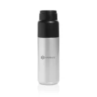   Sticla termos, Everestus, 2610E19367, 500 ml, 24.2xØ7.5 cm, Otel inoxidabil, Polipropilena, Argintiu