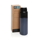 Sticla termos, Everestus, 2610E19366, 500 ml, 24.2xØ7.5 cm, Otel inoxidabil, Polipropilena, Albastru Navy
