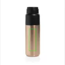 Sticla termos, Everestus, 2610E19365, 500 ml, 24.2xØ7.5 cm, Otel inoxidabil, Polipropilena, Maro Bronz