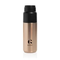   Sticla termos, Everestus, 2610E19365, 500 ml, 24.2xØ7.5 cm, Otel inoxidabil, Polipropilena, Maro Bronz