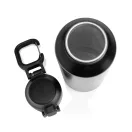 Sticla de apa sport, 600 ml, 2502E15448, Everestus, 23.5 x ⌀6.7 cm, Otel, Negru