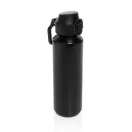 Sticla de apa sport, 600 ml, 2502E15448, Everestus, 23.5 x ⌀6.7 cm, Otel, Negru
