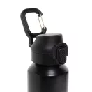 Sticla de apa sport, 600 ml, 2502E15448, Everestus, 23.5 x ⌀6.7 cm, Otel, Negru