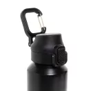 Sticla de apa sport, 600 ml, 2502E15448, Everestus, 23.5 x ⌀6.7 cm, Otel, Negru